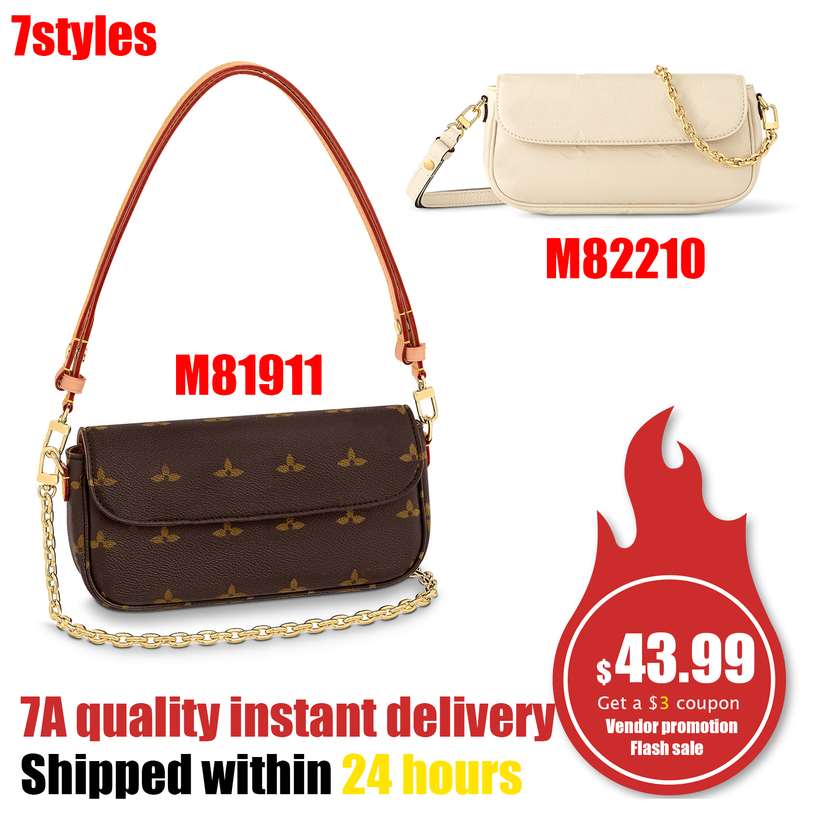 LVL M81911 M82210 WALLET ON CHAIN IVY handbags shoulder Underarm bag pochette women men clutch bags wallet hand bag Designer travel cowhide tote cross body purse Hobo, Mon0gram reverse
LVL M81911 M82210 WALLET ON CHAIN IVY handbags shoulder Underarm bag pochette women men clutch bags wallet hand bag Designer travel cowhide tote cross body purse Hobo, Mon0gram reverse
