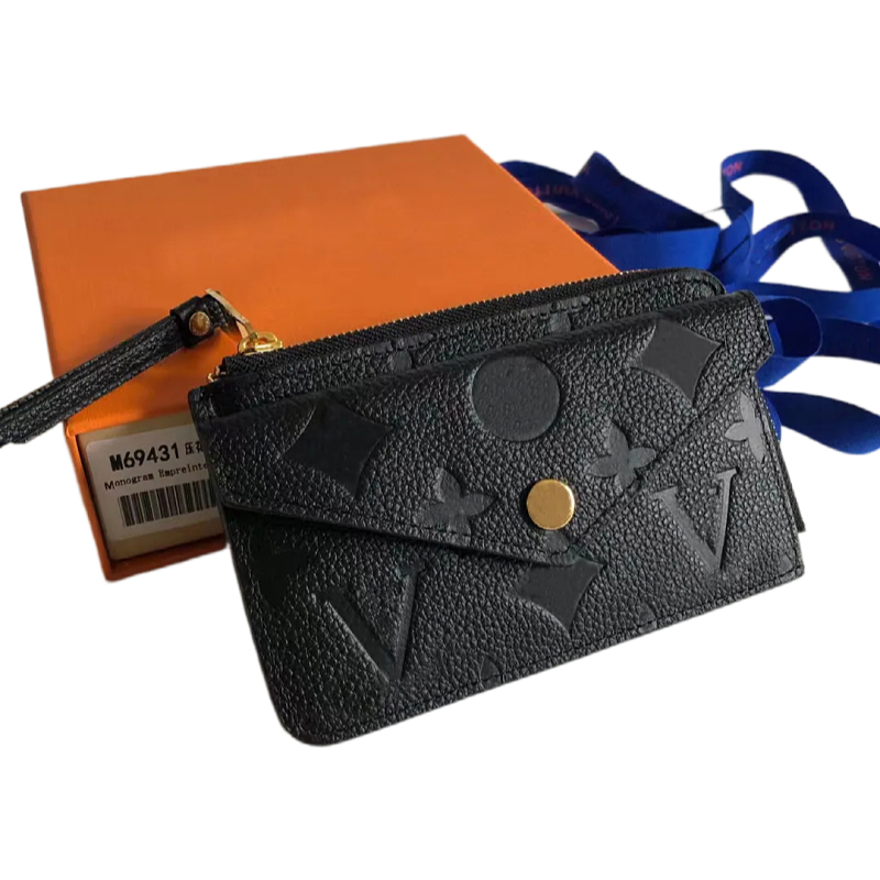 2023 CARD HOLDER RECTO VERSO Designer Fashion Hot Womens Mini Zippy Organizer Wallet Coin Purse Bag Belt Charm Key Pouch Pochette Accessoires