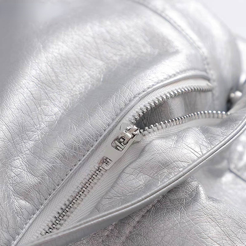 Skirts Women's Sexy Super Short Pu Leather Skirt High Street Solid Color Faux Leather Mini Skirt Lady Party Club Skirt 230506