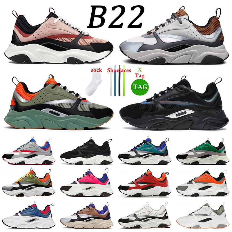 B22 Men Women Designer Shoes Casual Plate-forme Sneakers Vintage Trainers Scarpe Luxury Shoe Sports B22 Sneaker Reflective Calfskin Patchwork Oblique, Blue black
B22 Men Women Designer Shoes Casual Plate-forme Sneakers Vintage Trainers Scarpe Luxury Shoe Sports B22 Sneaker Reflective Calfskin Patchwork Oblique, Blue black