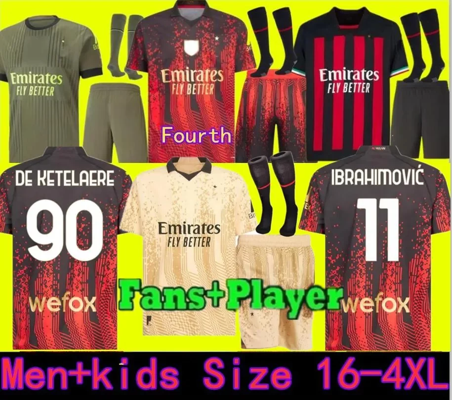 Jerseys IBRAHIMOVIC Koche 22-23 Fourth Kit AC MILANS GIROUD R.LEAO BENNACER Theo ROMAGNOLI FLORENZI TONALI REBIC 2023 2024 football shirt maillot Adult kids kit, Koche 4th7
Jerseys IBRAHIMOVIC Koche 22-23 Fourth Kit AC MILANS GIROUD R.LEAO BENNACER Theo ROMAGNOLI FLORENZI TONALI REBIC 2023 2024 football shirt maillot Adult kids kit, Koche 4th7
