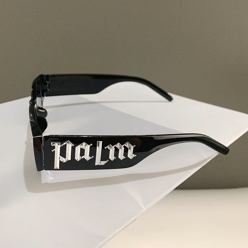 European and American INS net celebrity sunglasses dazzling candy color letter men, women and women hip hop catwalk catwalk sunglasses sunglasses