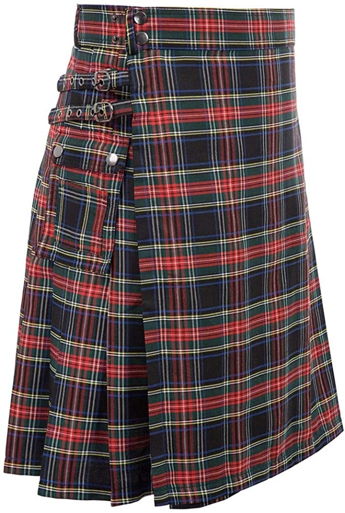 Skirts Mens Scottish Traditional Highland Tartan Kilt skirt maxi skirt skirts for women skirts womens punk skirt 230506
