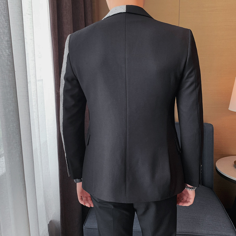 Men's Suits Blazers Men's Spring Color Scheme Business Office Tuxedo Fashion Casual Dress Suit Coat High Quality Blazers Jacket S-4XL 230506