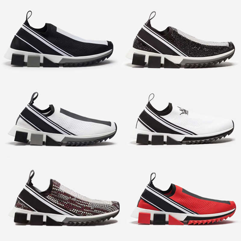 Designer Sneakers Casual Shoes Stretch Mesh Trainers With Rhinestones Crystals Mens Slip-on Sneaker Black White Red Glitter Flat Shoes With Box NO442
Designer Sneakers Casual Shoes Stretch Mesh Trainers With Rhinestones Crystals Mens Slip-on Sneaker Black White Red Glitter Flat Shoes With Box NO442