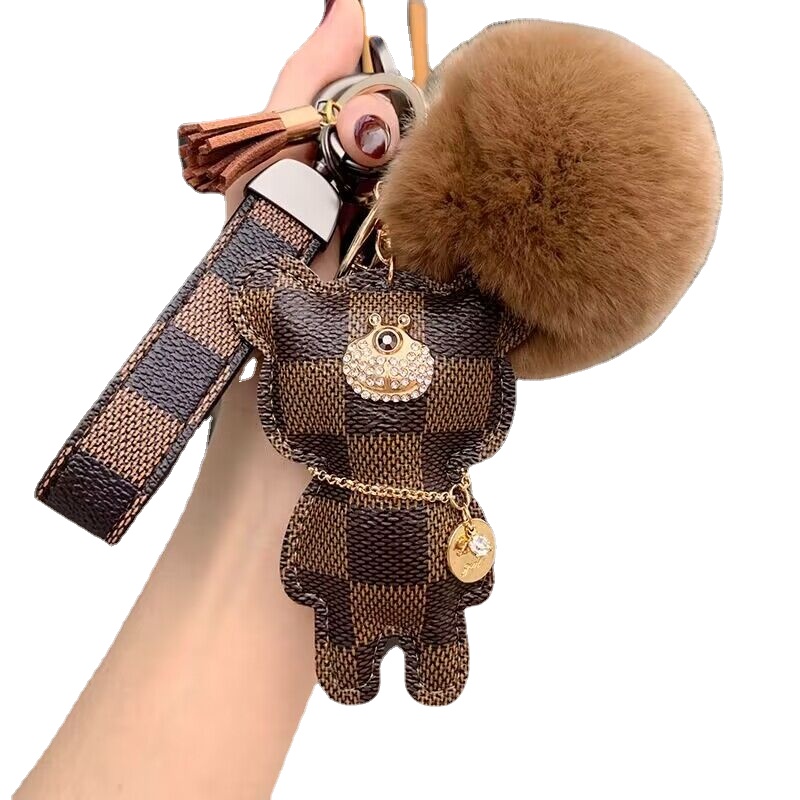 New Cool Keychain Cute Bear Print Pattern PU Leather Keychains Car Accessories Key Ring Lanyard Key Wallet Chain Rope Chain Set
New Cool Keychain Cute Bear Print Pattern PU Leather Keychains Car Accessories Key Ring Lanyard Key Wallet Chain Rope Chain Set
