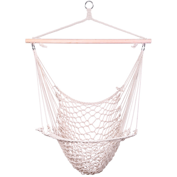 Cotton Hanging Rope Air Sky Chair Swing Beige we Cannot Ship To POBOx