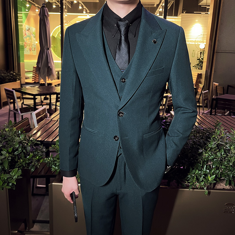 Men's Suits Blazers JacketVestPants Men Spring High Quality Business Suits/Male Slim Fit Groom Got Married in a Tuxedo Men's Leisure Blazers