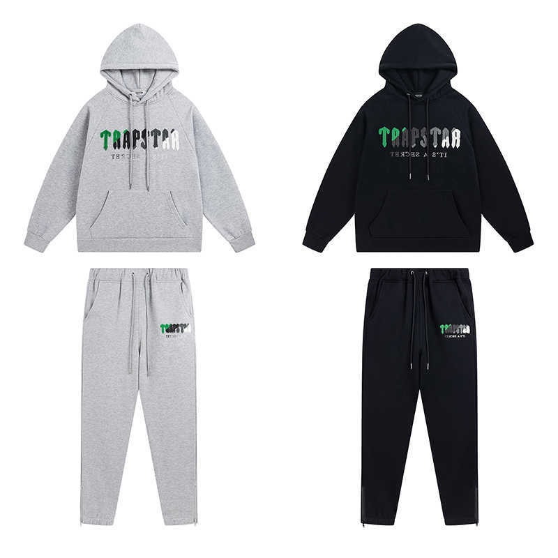 Designer Clothing Men' Sweatshirts Hoodie Trapstar Green Black Towel Embroidery Fashion Brand Loose Casual Plush Hooded Sweater Pants Set for Men Tracksuits Tops, Shipping fee
Designer Clothing Men' Sweatshirts Hoodie Trapstar Green Black Towel Embroidery Fashion Brand Loose Casual Plush Hooded Sweater Pants Set for Men Tracksuits Tops, Shipping fee