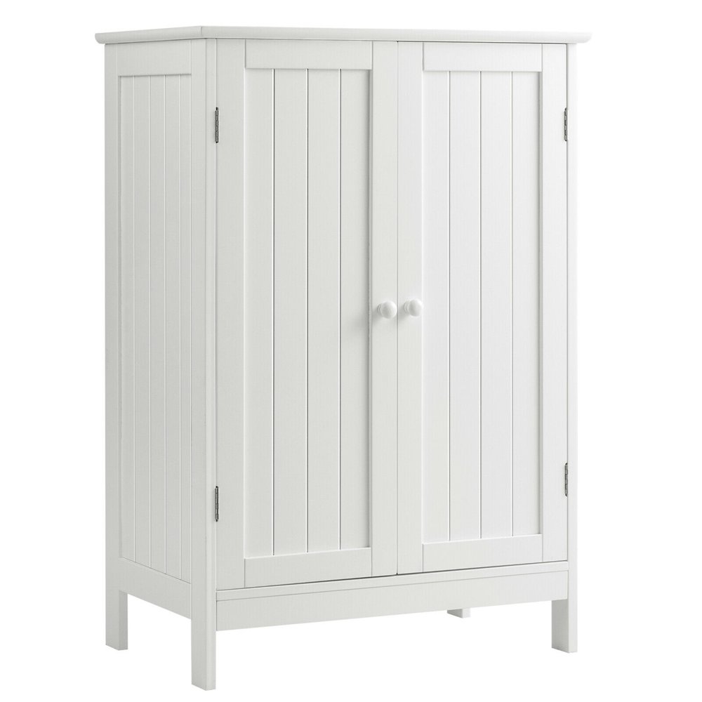 Bathroom Floor Storage Cabinet Double Door Kitchen Cupboard Shoe Cabinet White
Bathroom Floor Storage Cabinet Double Door Kitchen Cupboard Shoe Cabinet White