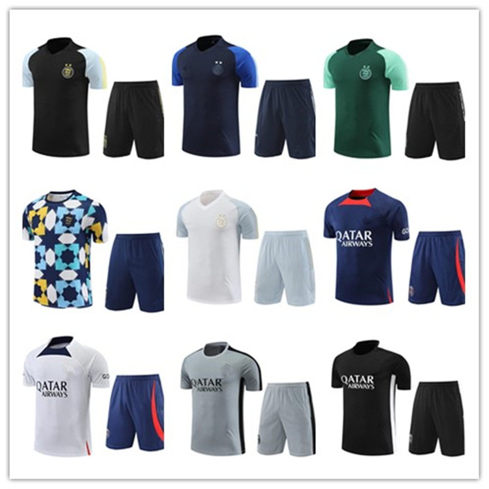 23 24 Algerie Short sleeve tracksuit football jerseys psgS training mens jersey soccer maillot Algeria survetement foot futbol chandal jogging jacket
23 24 Algerie Short sleeve tracksuit football jerseys psgS training mens jersey soccer maillot Algeria survetement foot futbol chandal jogging jacket