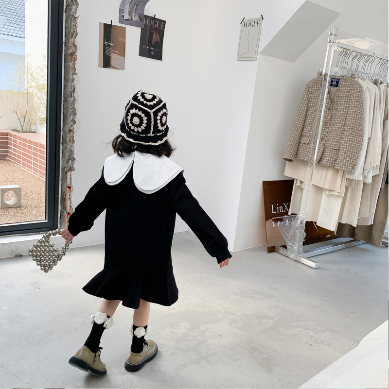 Family Matching Outfits Family Mom And Daughter Dress Goth Girls Dresses For Women Spring Autumn Parent-Child Matching Clothes Mother Kids Clothing 23