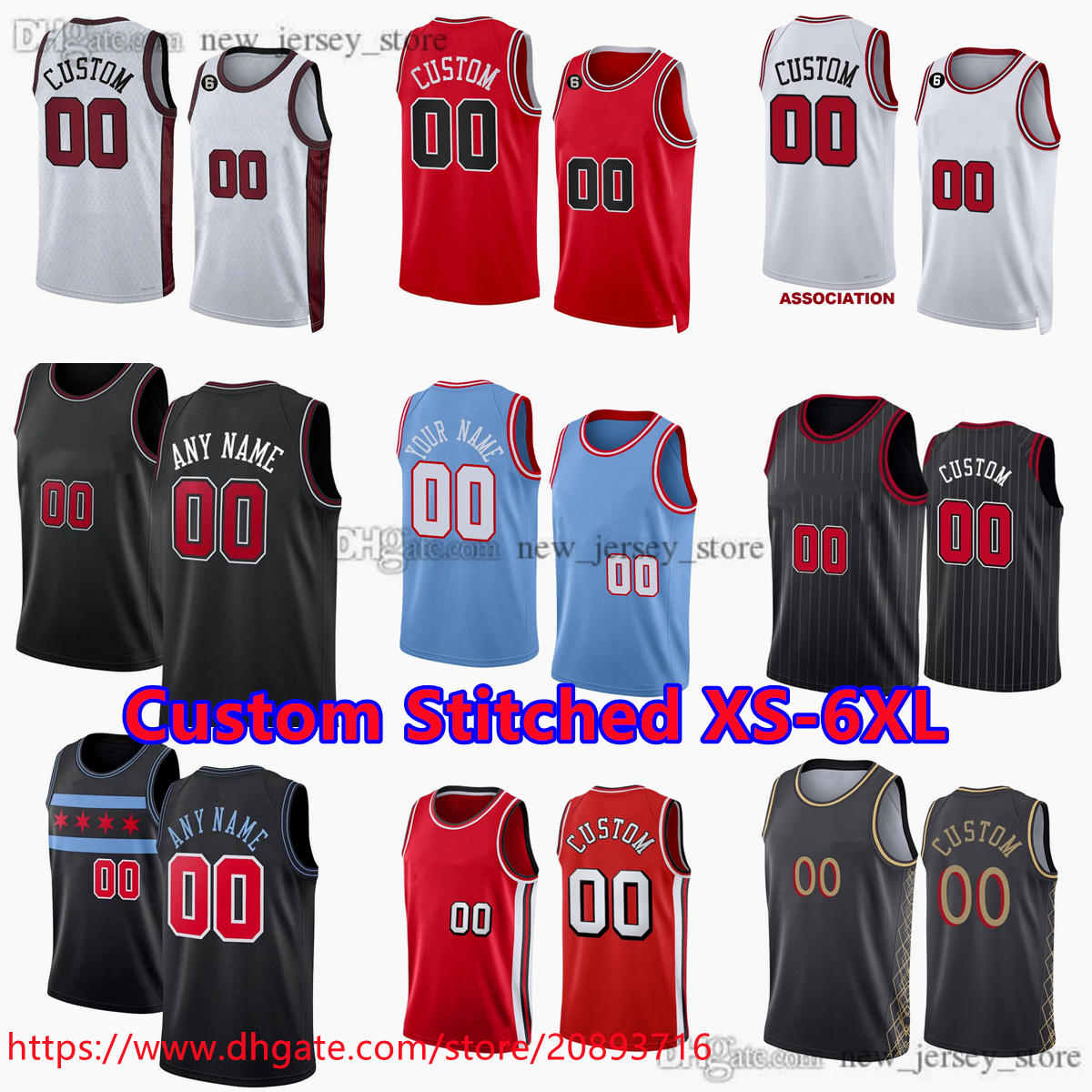 Custom Stitched XS-6XL Basketball Jersey 8 Zach LaVine 11 DeMar DeRozan 2 Lonzo Ball 9 Nikola Vucevic 6 Alex Caruso Patrick Williams III Coby White Ayo Dosunmu Jerseys, Stitched jersey
Custom Stitched XS-6XL Basketball Jersey 8 Zach LaVine 11 DeMar DeRozan 2 Lonzo Ball 9 Nikola Vucevic 6 Alex Caruso Patrick Williams III Coby White Ayo Dosunmu Jerseys, Stitched jersey