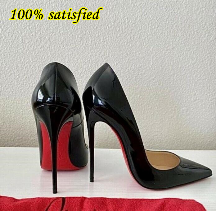 Brand Pumps Women High Heels Shoes Red Shiny Bottoms 8cm 10cm 12cm Pointed Toe Shallow Nude Black Patent Leather Lady Wedding Shoes With Dust Bag 34-44, Black matte
Brand Pumps Women High Heels Shoes Red Shiny Bottoms 8cm 10cm 12cm Pointed Toe Shallow Nude Black Patent Leather Lady Wedding Shoes With Dust Bag 34-44, Black matte