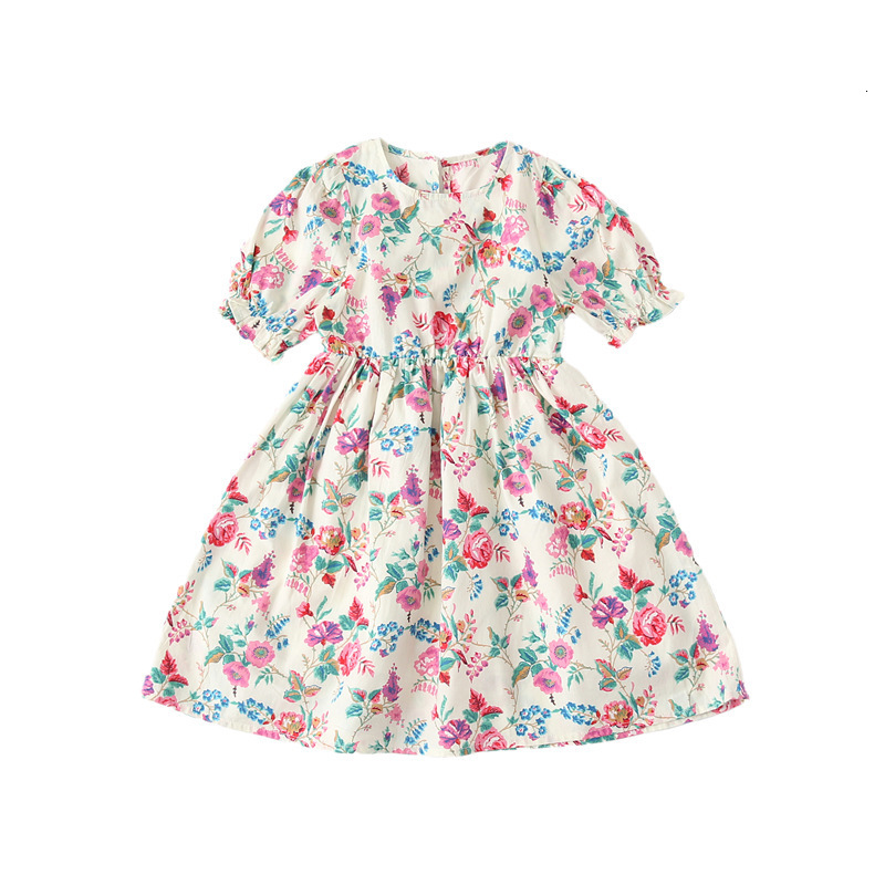 Family Matching Outfits Mom And Baby Dress For Mother And Daughter Matching Outfit Parent-Child Pair Look Girls And Women Floral Dresses Kids Clothing