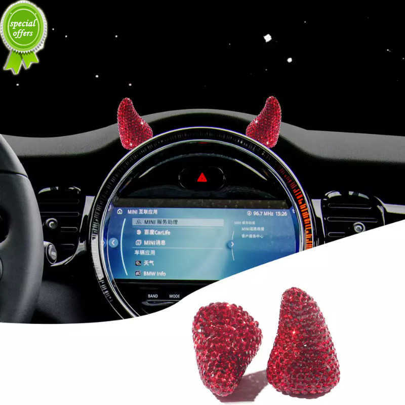 New Bling Car Air Outlet Direction Devil Horns Cute Diamond Red White Car Interior Accessories for Mini Cooper Smart Auto Dashboard
New Bling Car Air Outlet Direction Devil Horns Cute Diamond Red White Car Interior Accessories for Mini Cooper Smart Auto Dashboard