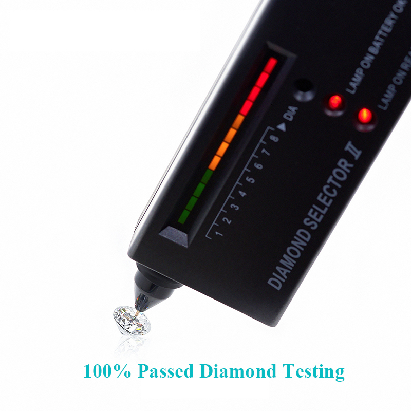 Loose Diamonds 100% Real D Color Stone 1.0ct 6.5mm Lab Grown Diamond GRA Certified Moissanita Premium Gemstone Pass Diamond Tester 230506