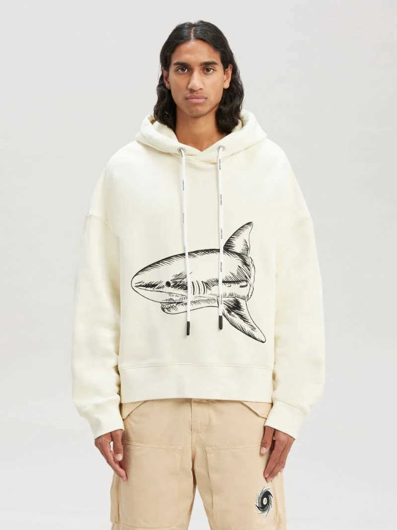 Designer Clothing Fashion Sweatshirts Palmes Angels Broken Tail Shark Print Drawstring Hoodie Trend Brand Men's Women's Hoodie Luxury Streetwear Casual jacket, Shipping fee
Designer Clothing Fashion Sweatshirts Palmes Angels Broken Tail Shark Print Drawstring Hoodie Trend Brand Men's Women's Hoodie Luxury Streetwear Casual jacket, Shipping fee