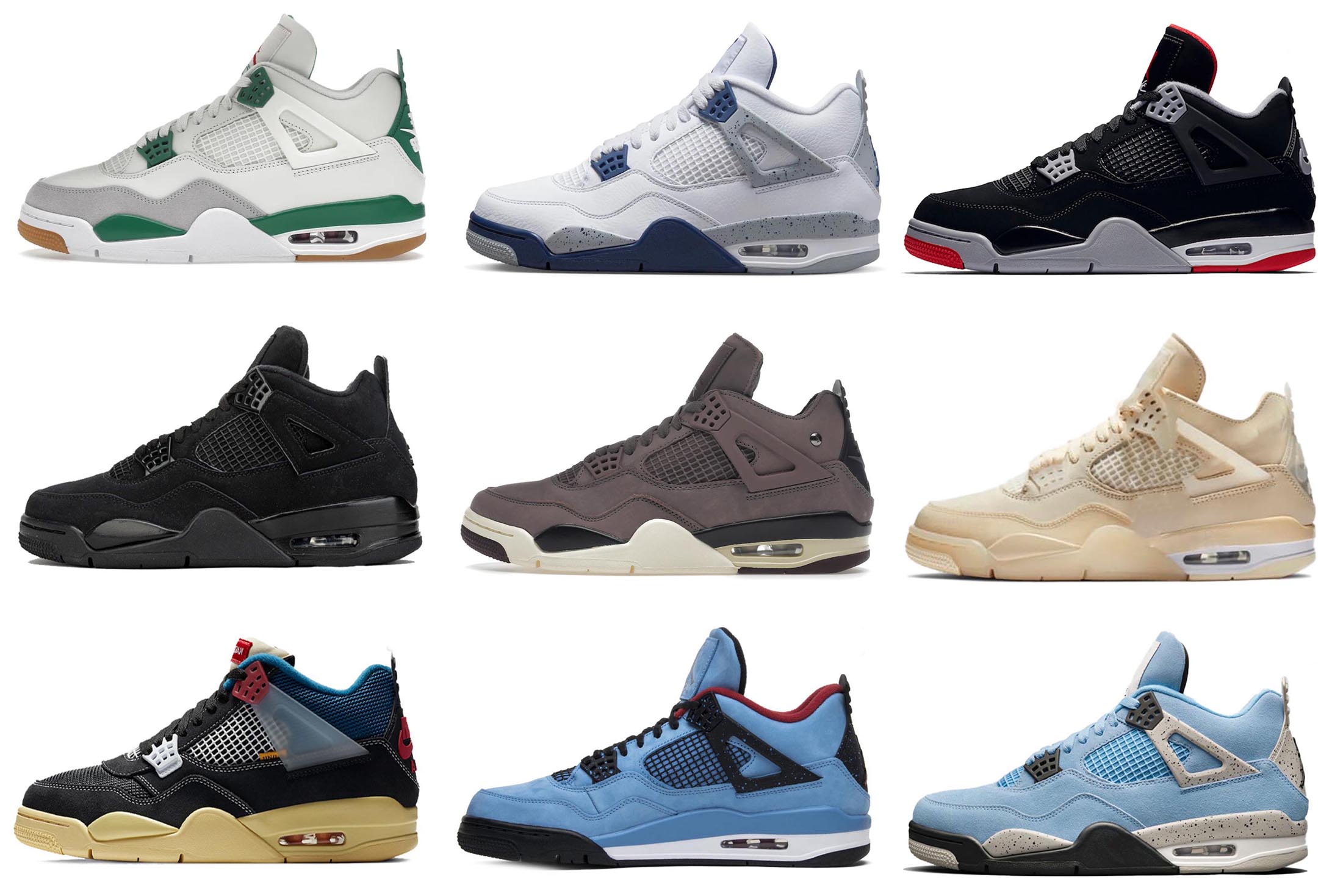 Originals 4s Military Black Cat 4 Pine Green Sail Red Thunder White Oreo Photon Dust University Blue Seafoam Cool Grey Kaws Bred Union Off Noir Men Outdoor Sneakers
Originals 4s Military Black Cat 4 Pine Green Sail Red Thunder White Oreo Photon Dust University Blue Seafoam Cool Grey Kaws Bred Union Off Noir Men Outdoor Sneakers