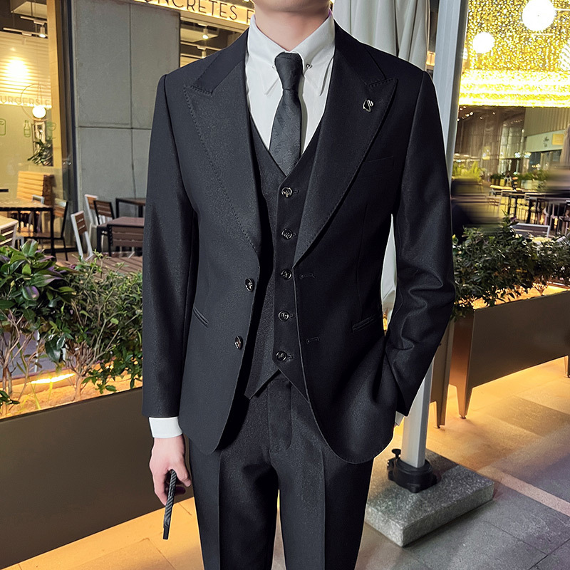 Men's Suits Blazers JacketVestPants Men Spring High Quality Business Suits/Male Slim Fit Groom Got Married in a Tuxedo Men's Leisure Blazers