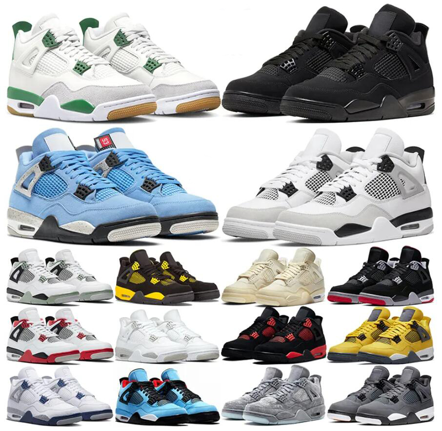 Authentic 4S Basketball Shoes Pine Green 4 Union University Blue Cactus Jack Military Black Cat Fire Red Cement Sail Cool Grey Kaws Bred Men Outdoor Sneakers With box, 26
Authentic 4S Basketball Shoes Pine Green 4 Union University Blue Cactus Jack Military Black Cat Fire Red Cement Sail Cool Grey Kaws Bred Men Outdoor Sneakers With box, 26