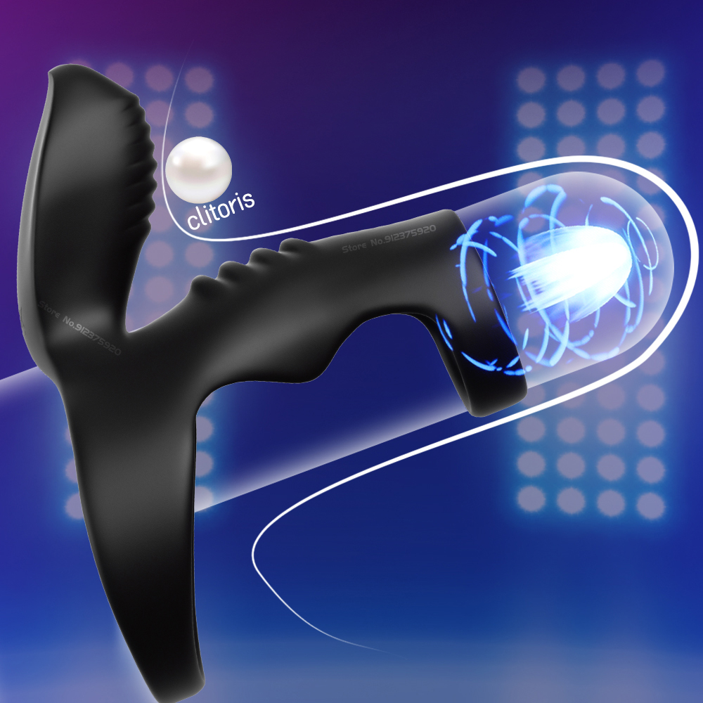 Tissu Vibrator Pénis Anneau Adulte Hommes Retarder L'éjaculation Cock Chastity Cage Penisring Élargissement Pour Mâle Dick Sleeve Couple Stimulat