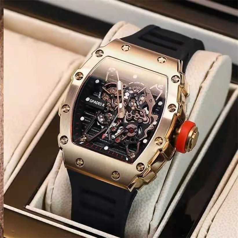 Watche Designer Watches Richa Milles Net Red Cutout Fully Automatic Non Mechanical Fashion Watch Mens High Grade Handsome Barrel Shaped r Q85D
Watche Designer Watches Richa Milles Net Red Cutout Fully Automatic Non Mechanical Fashion Watch Mens High Grade Handsome Barrel Shaped r Q85D