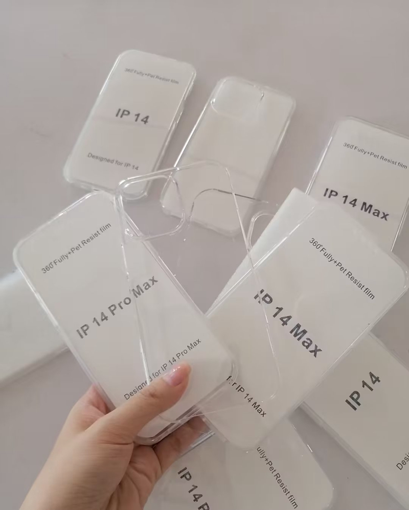 2in1 Double Sided Cases For Xiaomi 13 Pro POCOC X5 Pro Redmi 13C 12C Note 12 12S Samsung A24 5G Dual Coverage 360 Full Body Crystal Hard PC Soft TPU C