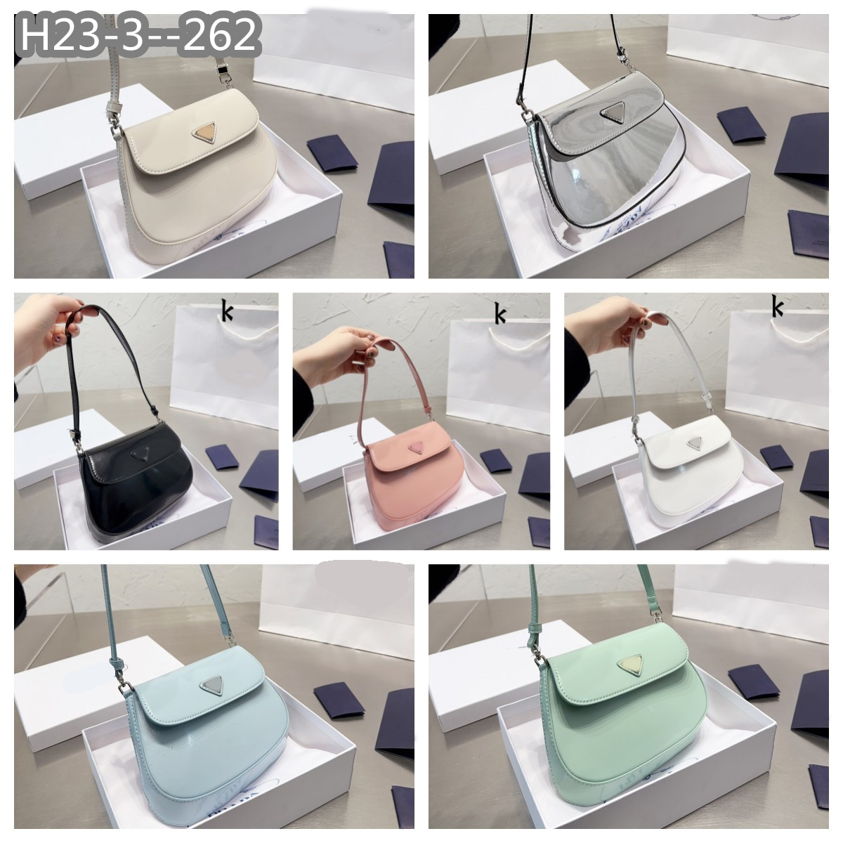prad Women Designers Luxurys Shoulder Bag High Quality Leather Classic Brand Underarm Hobo Bags Fashion Lady 2023 Purses, White
prad Women Designers Luxurys Shoulder Bag High Quality Leather Classic Brand Underarm Hobo Bags Fashion Lady 2023 Purses, White