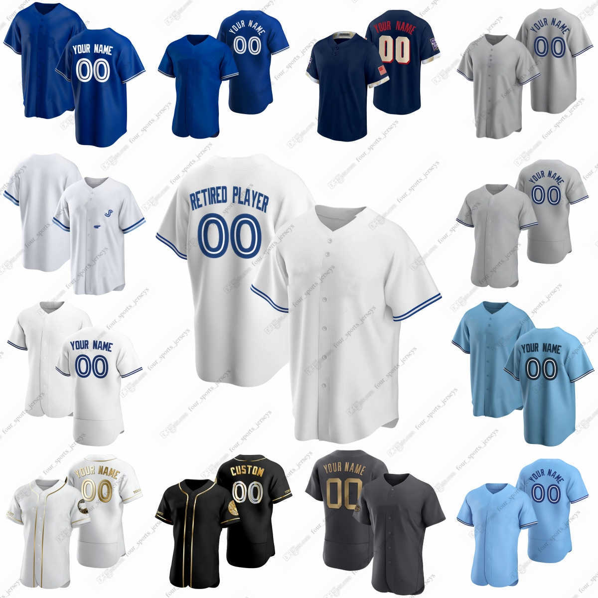 2023 Custom Blue Jays Vladimir Guerrero Jr Baseball Jerseys Swanson Danny Jansen Alejandro Kirk Brandon Belt Santiago Espinal Kiermaier Lukes Merrifield Varsho, Men sizes--6xl
2023 Custom Blue Jays Vladimir Guerrero Jr Baseball Jerseys Swanson Danny Jansen Alejandro Kirk Brandon Belt Santiago Espinal Kiermaier Lukes Merrifield Varsho, Men sizes--6xl