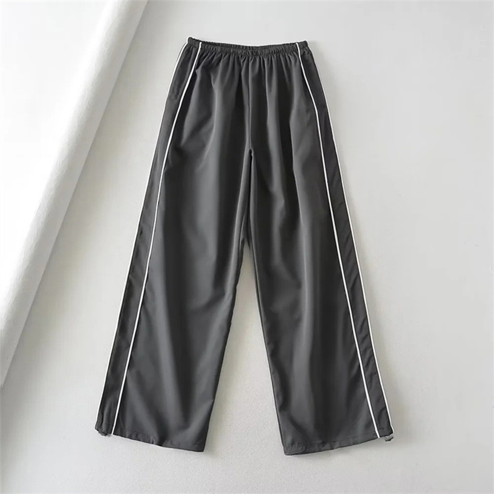 Women's Pants Capris Cotton Parachute Pants Drawstring Female Baggy Pants Elastic Waist Loose Y2k Style Soft Breathable Fashion Cargo Pants 23050