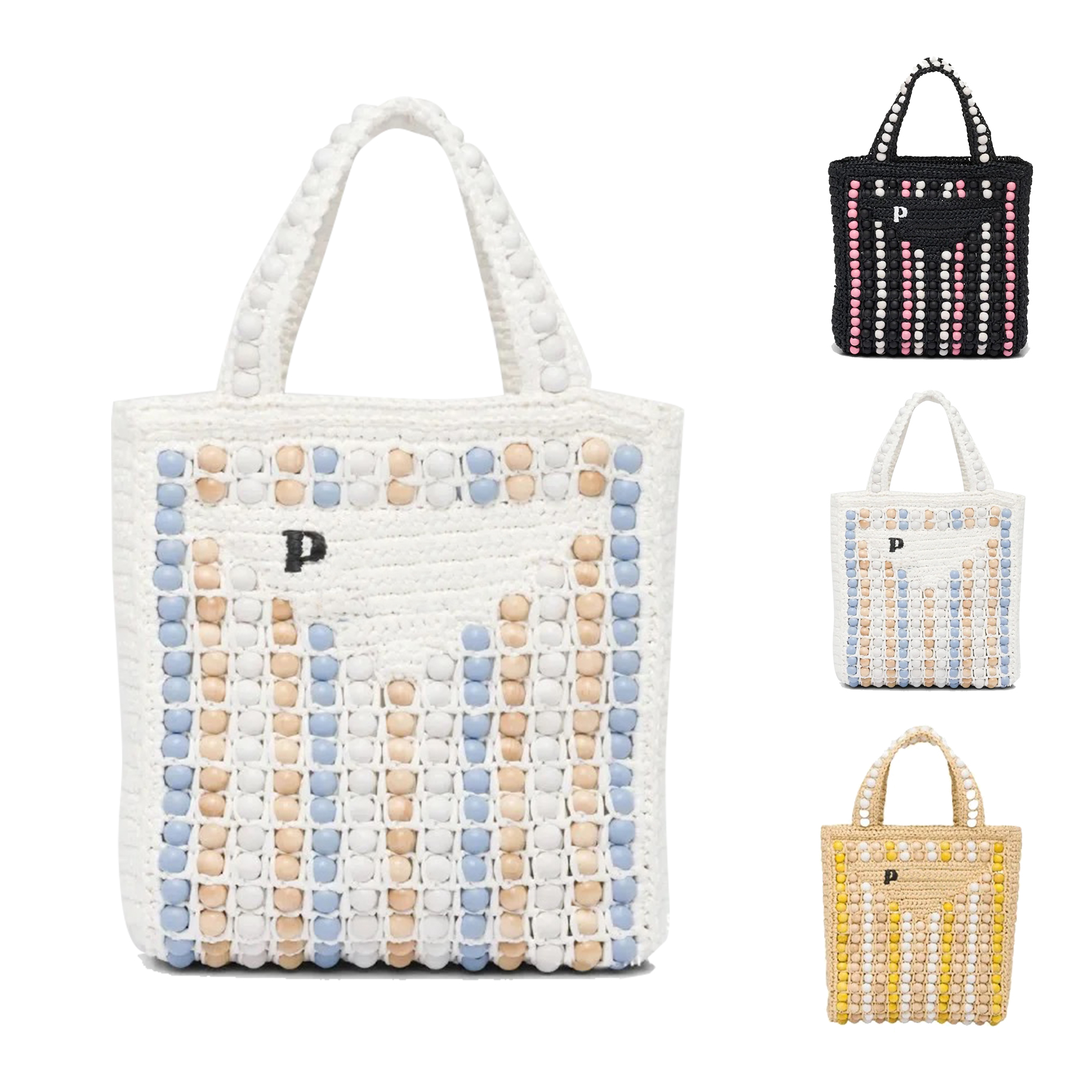 Womens Raffias Triangle prad embossed Designer bags mens top handle Straw travel Beach shopping bag Luxury mini handbags tote clutch crossbody city Shoulder Bags, Yellow 
Womens Raffias Triangle prad embossed Designer bags mens top handle Straw travel Beach shopping bag Luxury mini handbags tote clutch crossbody city Shoulder Bags, Yellow