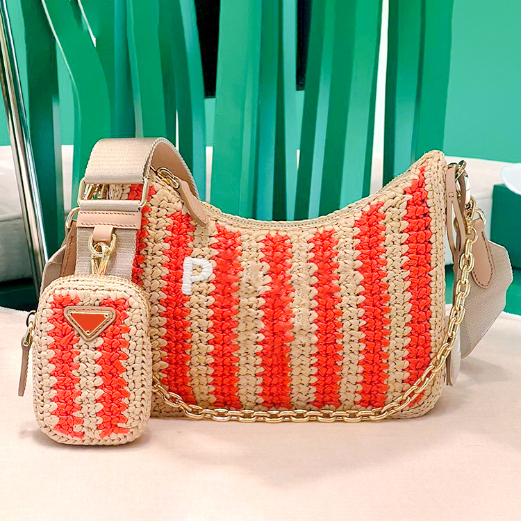 triangle sunshine mens straw bag Raffia prad Womens weave Shoulder handbag puzzle clutch Bags purse luxury Crossbody designer round tote summer on the go travel bags, Black stripes 
triangle sunshine mens straw bag Raffia prad Womens weave Shoulder handbag puzzle clutch Bags purse luxury Crossbody designer round tote summer on the go travel bags, Black stripes