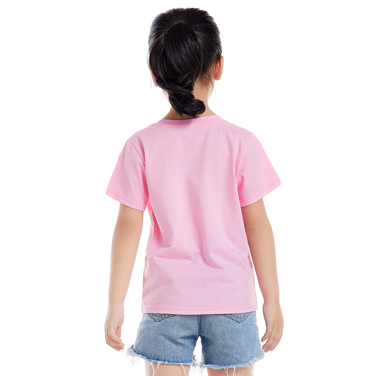 Family Matching Outfits Couple Clothing Summer Wear Short Sleeves Letter Print Tops Casual Parent-children Clothes Mom Dad Sons Daugher Family T-shirt