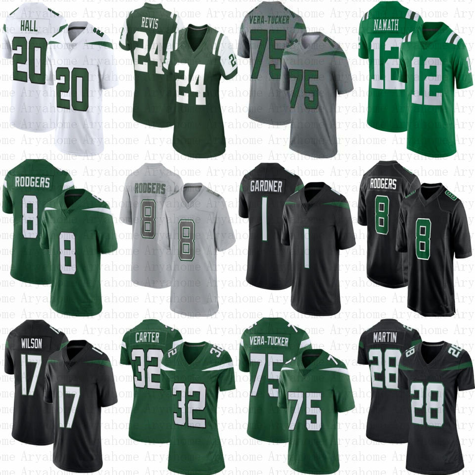 8 Aaron Rodgers Custom Football Jerseys Ahmad Sauce Gardner Garrett Wilson Breece Hall CJ Mosley Quinnen Williams New Yorks Cobb Jetes Mecole Hardman Allen Lazard, Mens
8 Aaron Rodgers Custom Football Jerseys Ahmad Sauce Gardner Garrett Wilson Breece Hall CJ Mosley Quinnen Williams New Yorks Cobb Jetes Mecole Hardman Allen Lazard, Mens