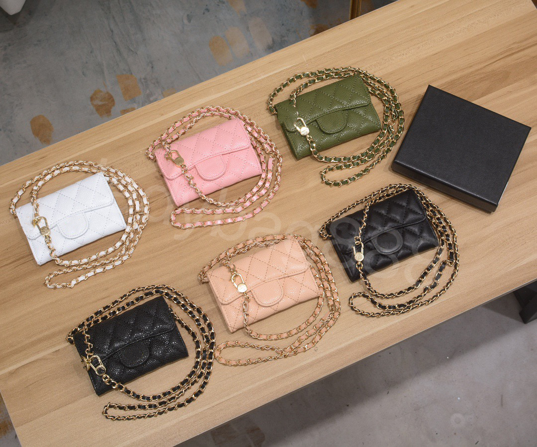 New Luxury Brand CC Change Bag Chain Cardholder Classic Wallet Card Clip Caviar Cowhide Sheep Belt Box, Sheepskin black gold buckle
New Luxury Brand CC Change Bag Chain Cardholder Classic Wallet Card Clip Caviar Cowhide Sheep Belt Box, Sheepskin black gold buckle
