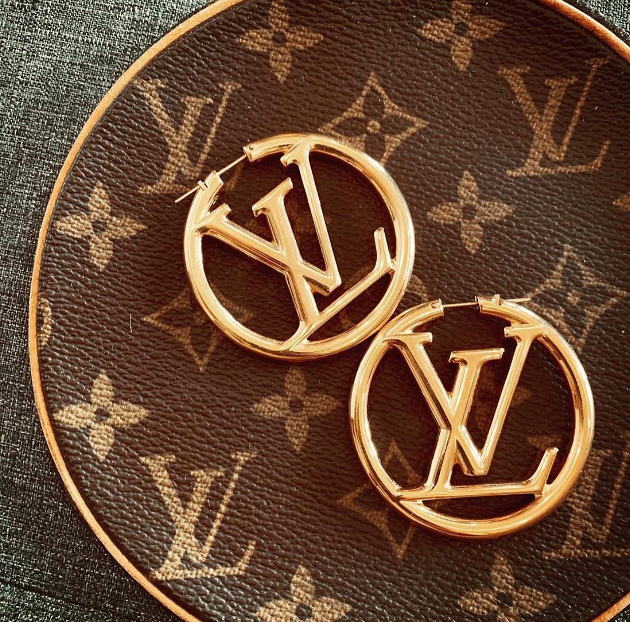 With Box 18k Gold Plated Louis Vuitton M64288 Louise Hoop Earrings For Women Popular Brand Gucci Jewelry LV Ladies Luxury Party Dupe Designer Chanel Earstuds