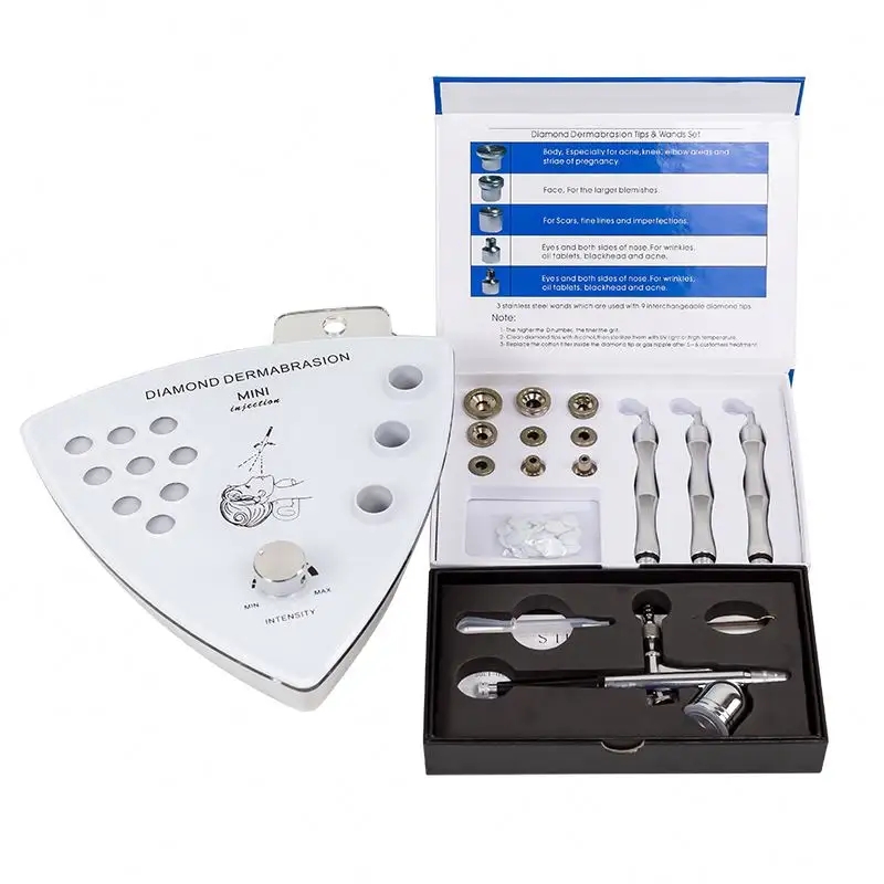 Beauty Equipment 2 In 1 Oxygen Spray Diamond Dermabrasion Portable Microdermabrasion Diamond Pell Machine