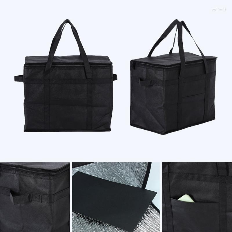 Storage Bags Black Lunch Insulated Bag Portable Folding Insulation Picnic Ice Pack Food Thermal Drink Carrier Cooler
Storage Bags Black Lunch Insulated Bag Portable Folding Insulation Picnic Ice Pack Food Thermal Drink Carrier Cooler