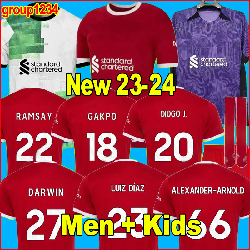 23 soccer jerseys home away 3rd third DARWIN 2023 2024 Mohamed GAKPO Diogo Luis DIaz Alexander Arnold football shirt tops men kids kit uniforms, 2022 away men+patch
23 soccer jerseys home away 3rd third DARWIN 2023 2024 Mohamed GAKPO Diogo Luis DIaz Alexander Arnold football shirt tops men kids kit uniforms, 2022 away men+patch