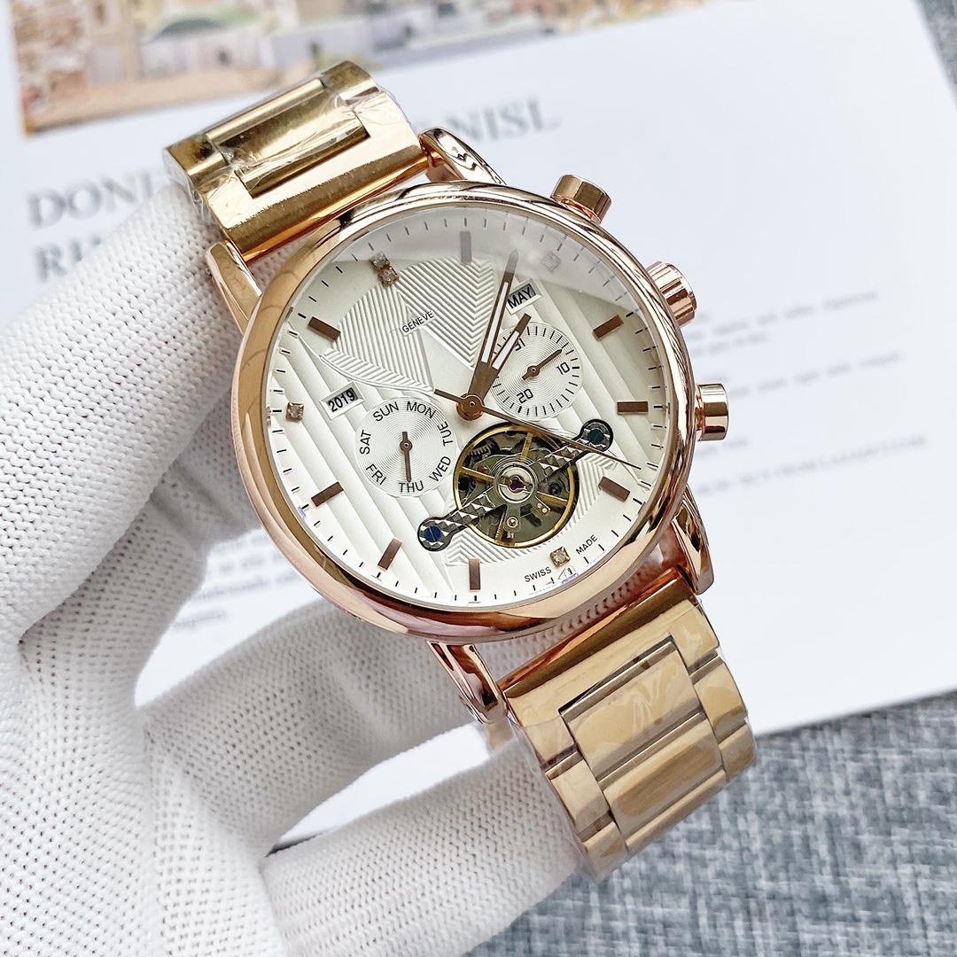 2023 Brand designer mens Fashion mechanical automatic wristwatches luxury patekity Tourbillon watch Leather daydate Moon Phase movement men watches
2023 Brand designer mens Fashion mechanical automatic wristwatches luxury patekity Tourbillon watch Leather daydate Moon Phase movement men watches