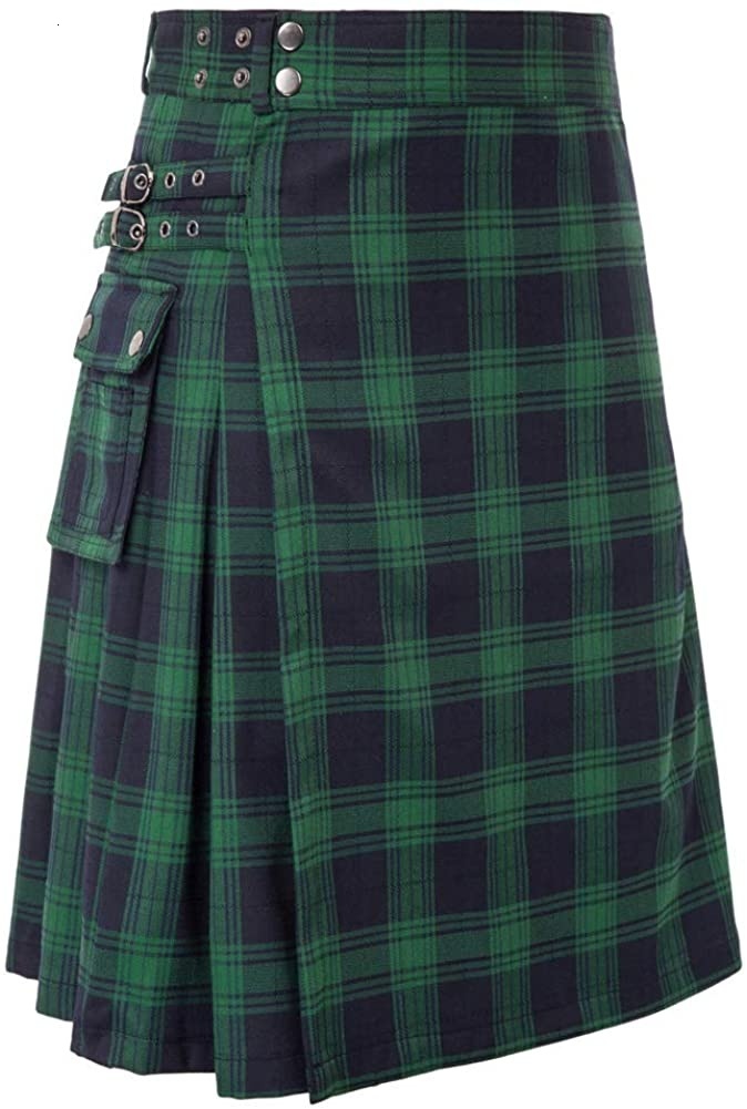 Skirts Mens Scottish Traditional Highland Tartan Kilt skirt maxi skirt skirts for women skirts womens punk skirt 230506