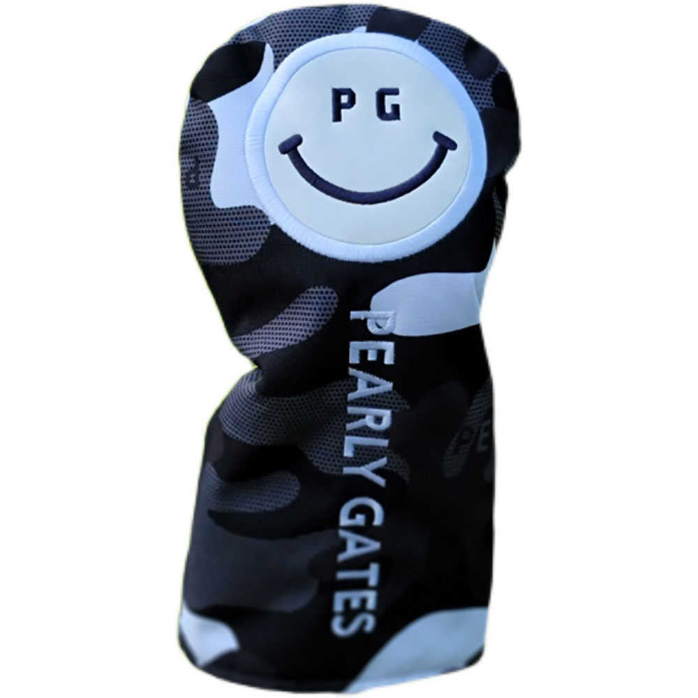 Other Golf Products Golf Headcover Golf Wood Head Cover for Driver(460cc)FairwayHybrid(UT) Woods Smile Pattern Camouflage Waterproof Golf Covers J2305