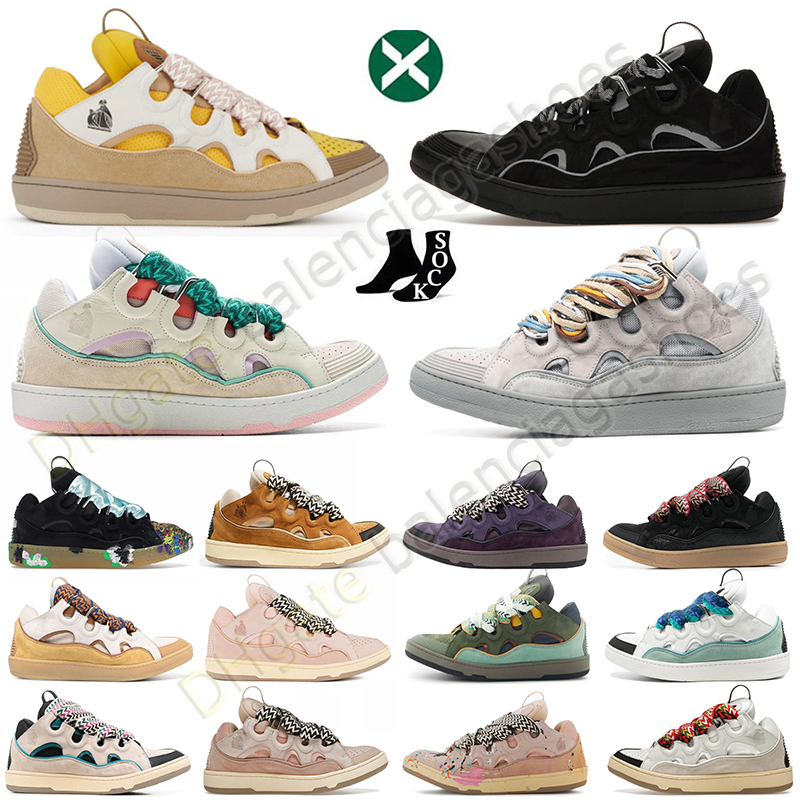 Designer Curb Shoes for Women Men Lavins Curbs Leather Sneakers Luxury Rubber Platform Sole Shoe Trainers White Green Light Blue Black Pink Loafers Boot, L29 grey grey
Designer Curb Shoes for Women Men Lavins Curbs Leather Sneakers Luxury Rubber Platform Sole Shoe Trainers White Green Light Blue Black Pink Loafers Boot, L29 grey grey
