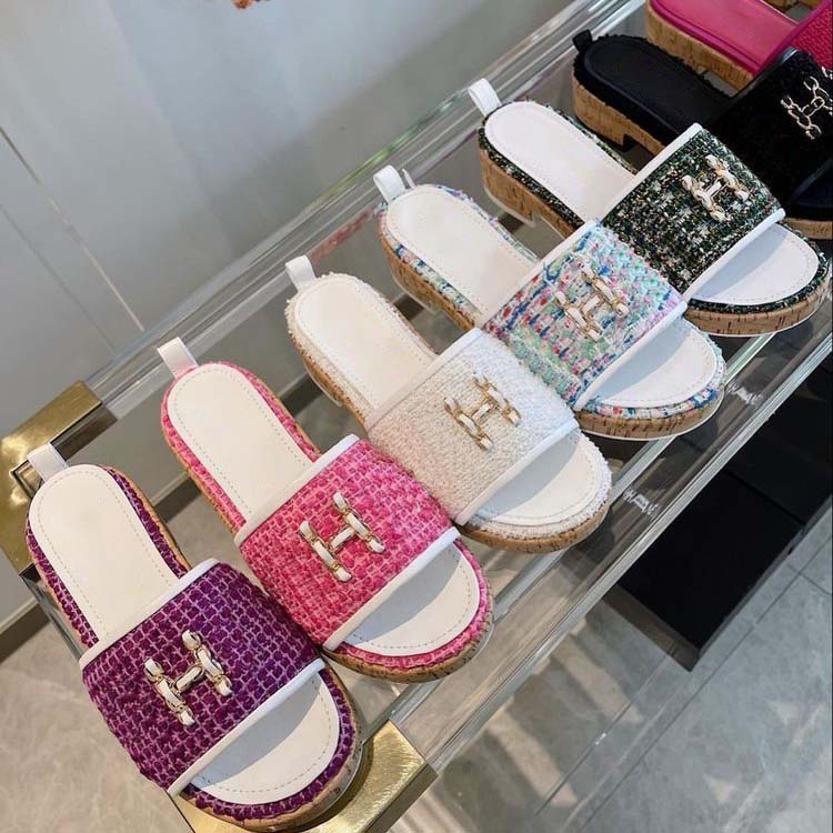 Designer Slippers Women's Fashion Embroidered Canvas Designer Slippers Canvas Covered Sandals3, #1
Designer Slippers Women's Fashion Embroidered Canvas Designer Slippers Canvas Covered Sandals3, #1