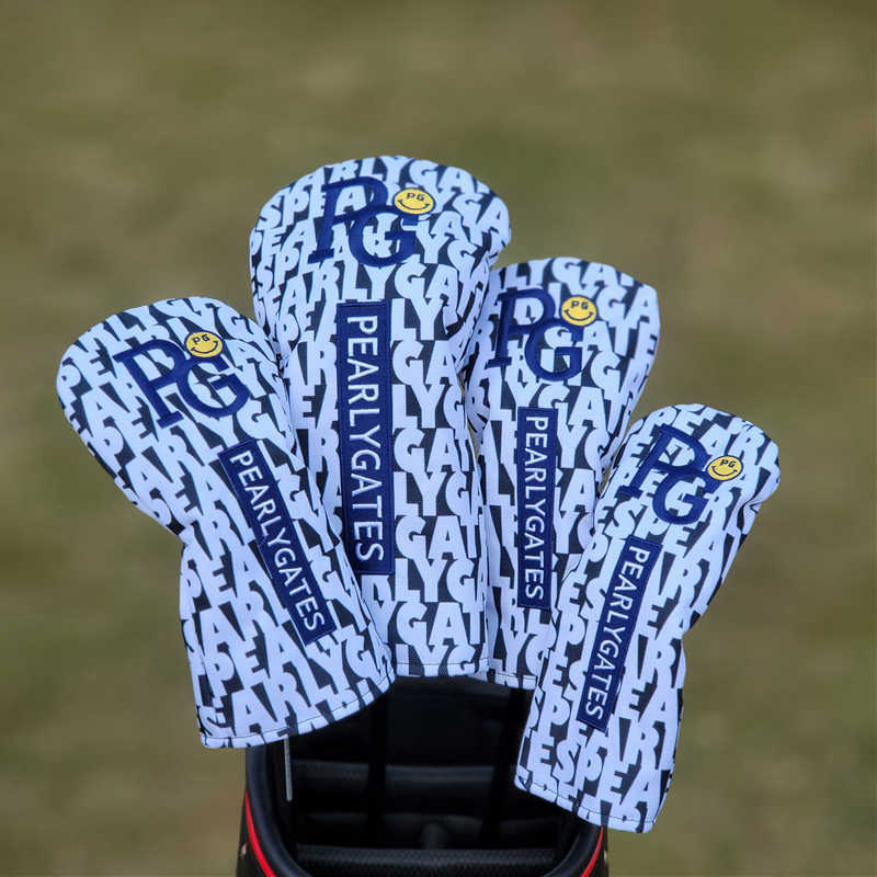 Other Golf Products Golf Wood Iron Headcovers Set Pearly Gates Golf Covers For Driver Fairway Hybrid Woods Irons Golf Club Protector Set J230506