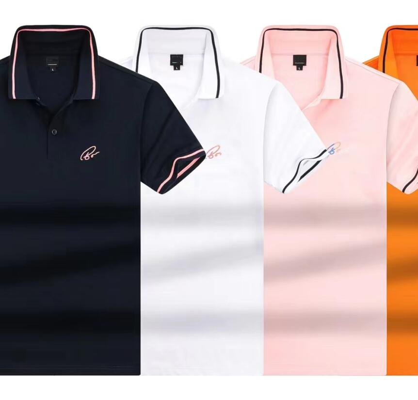 Brand Mens Polos Shirts Luxury Men Embroidery Clothes Short Sleeve Fashion Casual Men's Summer T Shirt black colors are available Size M-3XL, Orange
Brand Mens Polos Shirts Luxury Men Embroidery Clothes Short Sleeve Fashion Casual Men's Summer T Shirt black colors are available Size M-3XL, Orange
