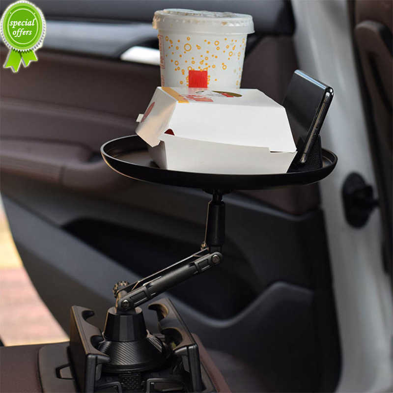 2025 new 2025 new 2025 new New Adjustable Car Cup Holder Drink Coffee Bottle Organizer Accessories Food Tray Automobiles Table for Burgers F