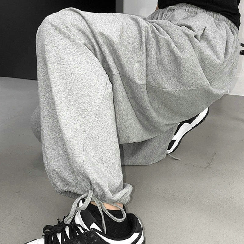Women's Pants s Oversize Jogger Vintage Fashion Sweatpant Korean Y2K Summer Harajuku High Waist Black Loose Wide Leg Trouser 230506