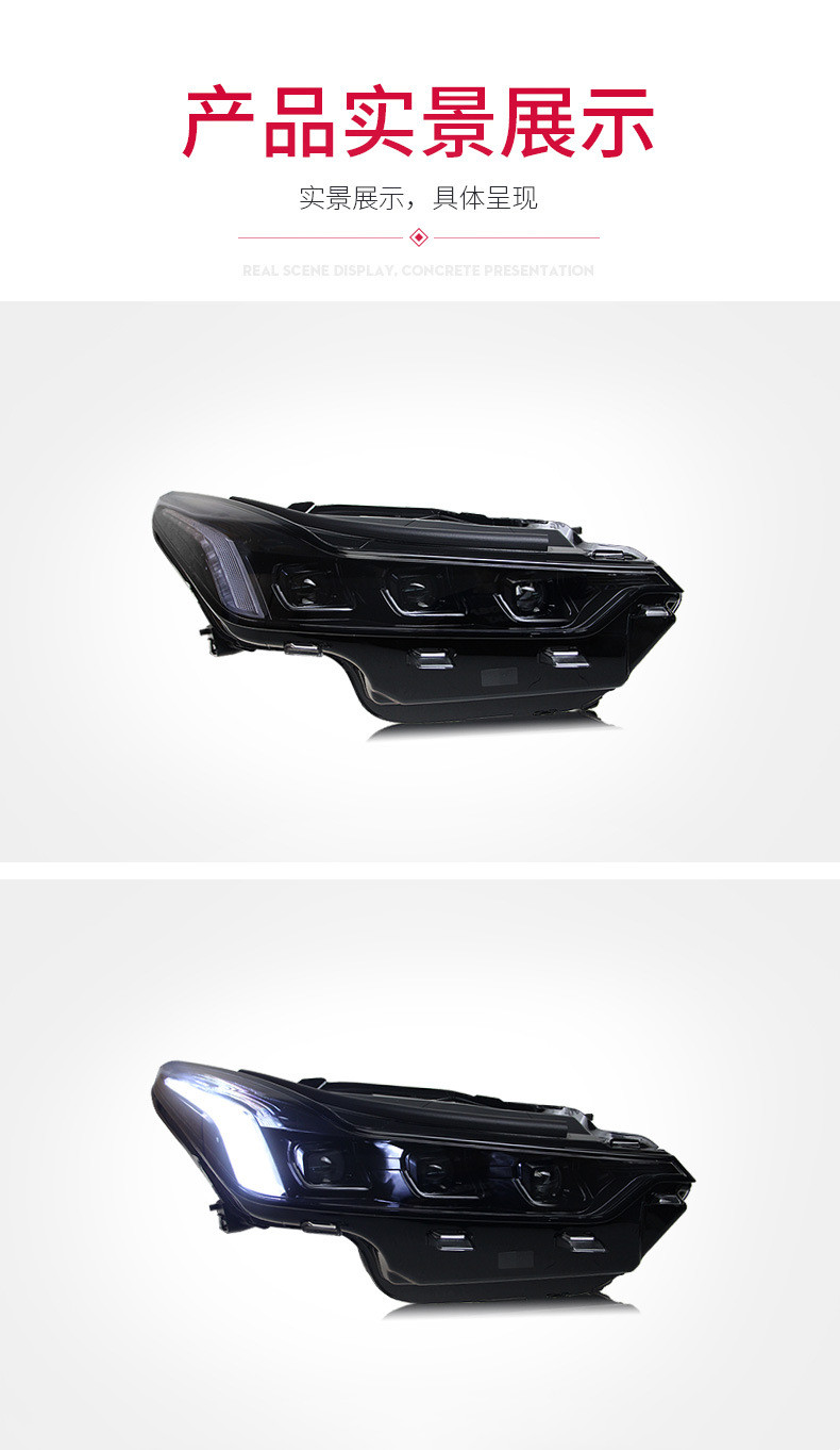 Far and Near Headlamp For Cadillac CT5 20 19-20 22 LED Daylight LED Streamer Turn Signal Headlights Assembly